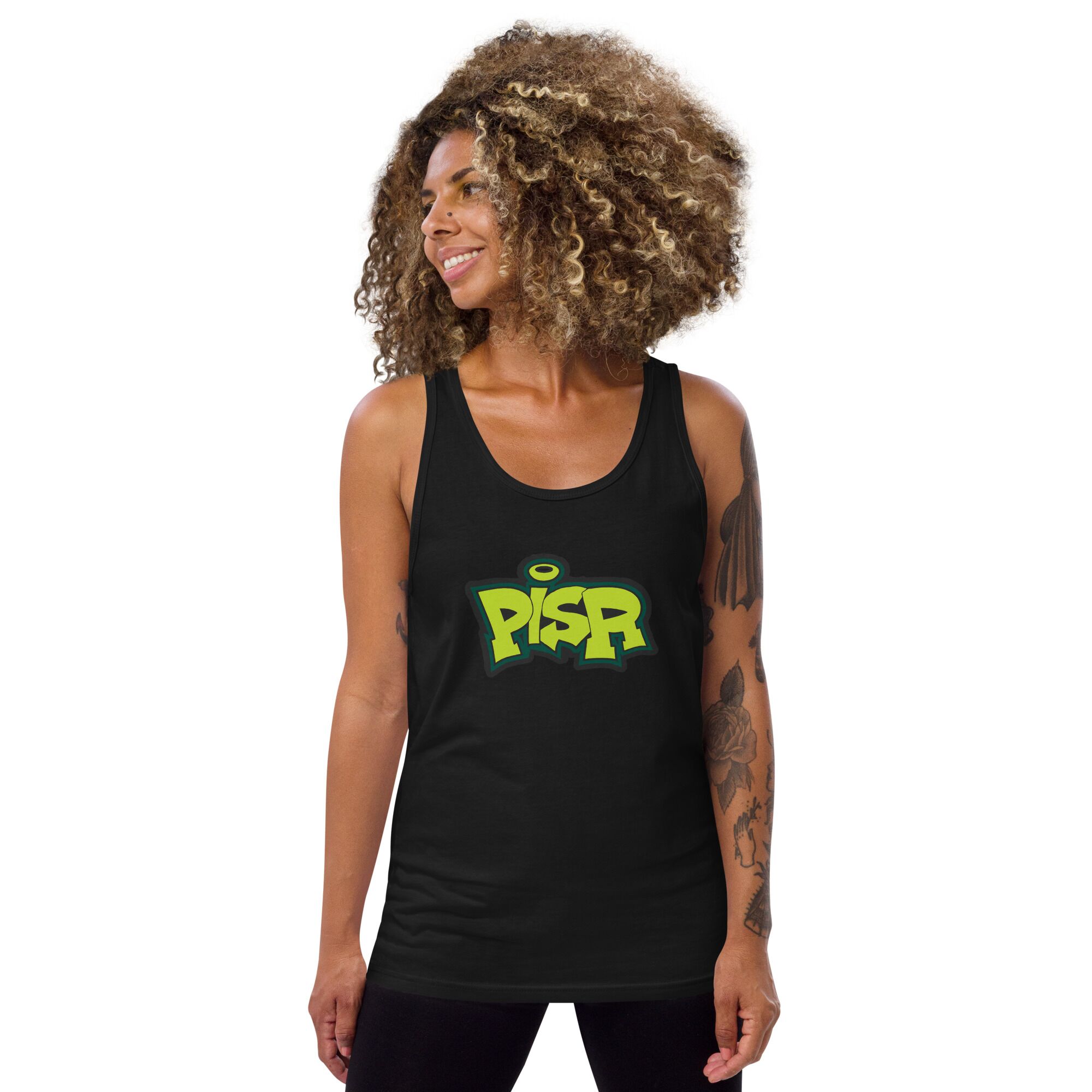 PISR Logo - Unisex Tank Top - Image 3