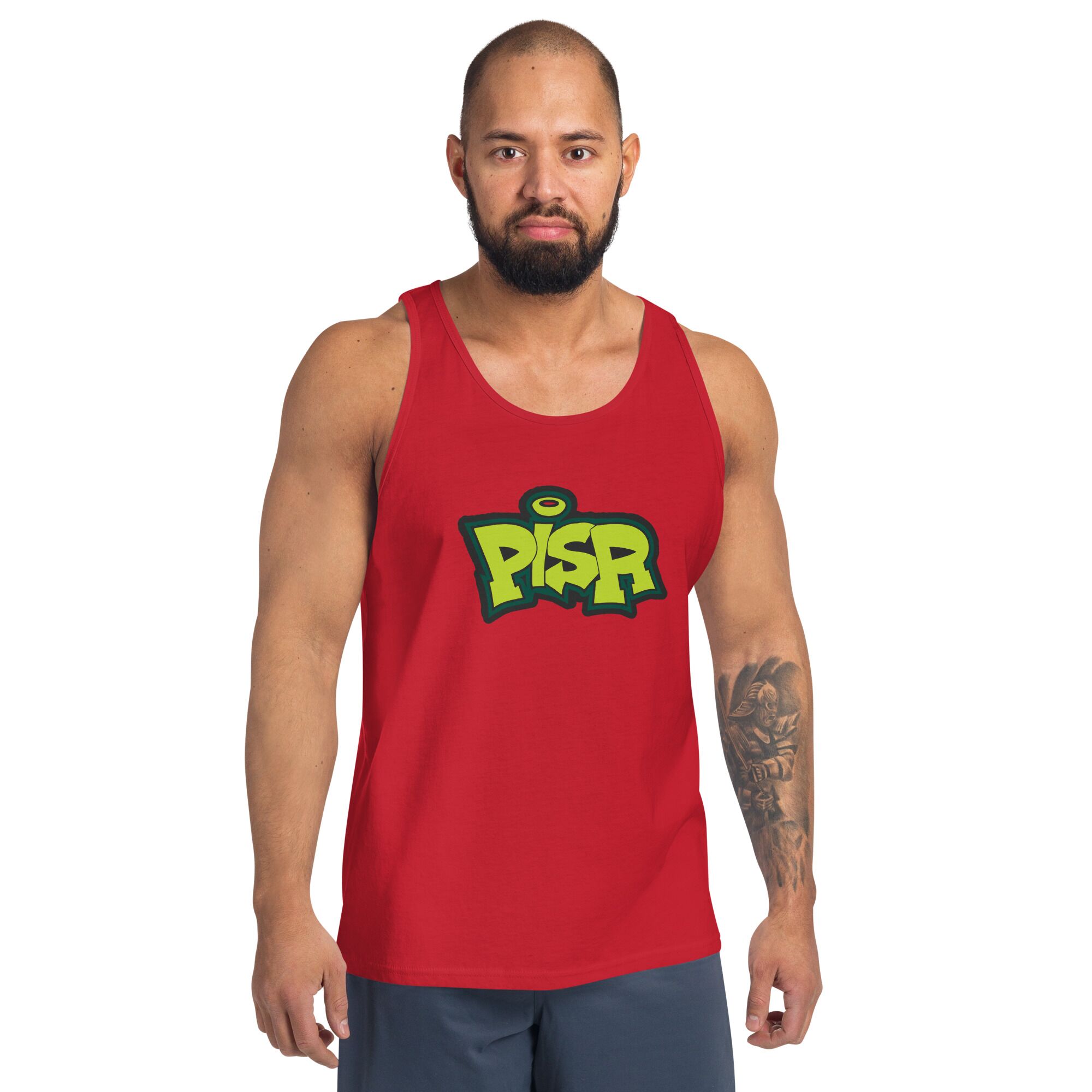 PISR Logo - Unisex Tank Top - Image 4