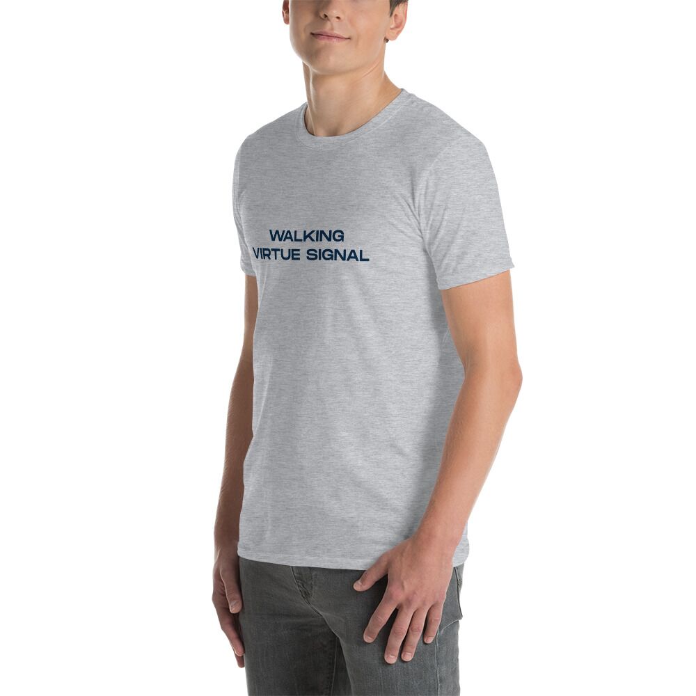 Walking-Virtue-Signal - Short-Sleeve Unisex T-Shirt - Image 5